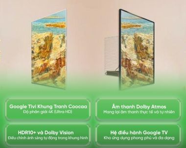Google Tivi Khung Tranh Coocaa 65 inch 65LN7000G